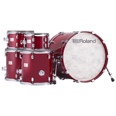 ROLAND VAD716 V-Drums Acoustic Design Gloss Cherry Elektronik Davul Seti
